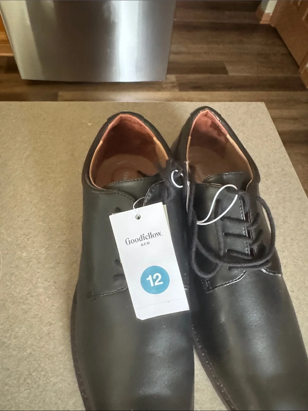 Goodfellow & Co Black Men's Derby Dress Shoes
